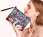 Preview: Diamond Painting Geldbörse 5D Katzenmalerei Handtasche